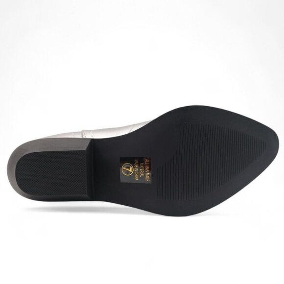 Soda Rigging S  Size 7 Silver Metallic Embroidered Western Stitch Ankle Boots - Picture 14 of 15